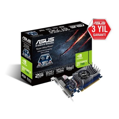 ASUS GT730 2GB SL-2GD5-BRK DDR5 64bit HDMI DVI PCIe 16X v2.0