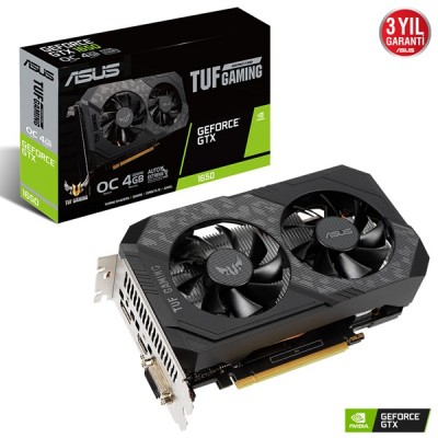 ASUS GTX1650 4GB TUF GTX1650-O4GD6-P-GAMING GDDR6 128bit HDMI DVI DP PCIe 16X v3.0