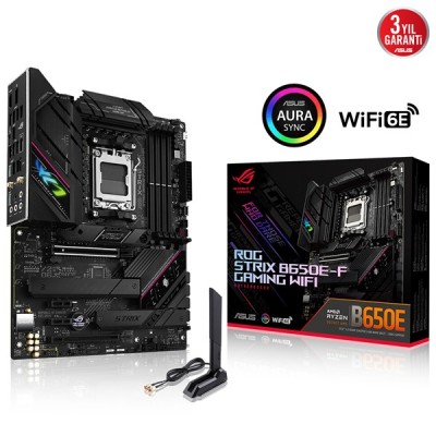 ASUS ROG STRIX B650E-F GAMING WIFI-6 DDR5 HDMI DP PCIe 16X v5.0 AM5 ATX