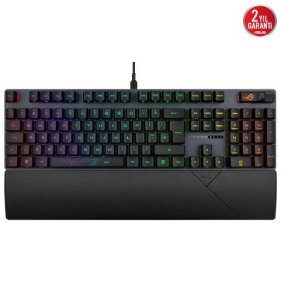 ASUS ROG Strix Scope II RX Aura Sync Rgb Mekanik Türkçe Tuş Dizilimi Rog Rx Red Swıtch Ip57 Multı Fonksiyonel Oyuncu Klavyesi