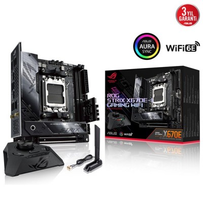 ASUS ROG STRIX X670E-I GAMING WIFI-6E DDR5 HDMI PCIe 16X v5.0 AM5 mITX