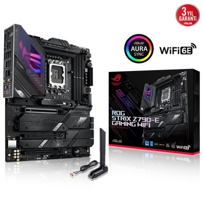 ASUS ROG STRIX Z790-E GAMING WIFI DDR5 HDMI DP PCIe 16X v5.0 1700p ATX