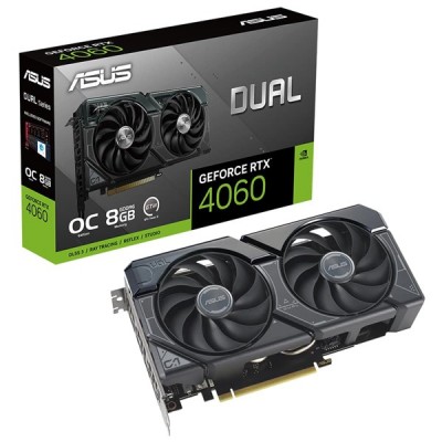 ASUS RTX4060 8GB DUAL-RTX4060-O8G GDDR6 128bit HDMI DP PCIe 4.0