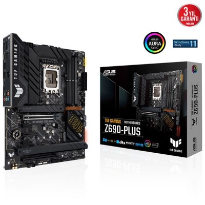 ASUS TUF Z690-PLUS GAMING DDR5 M2 PCIe NVME HDMI DP PCIe 16X v4.0 1700p ATX