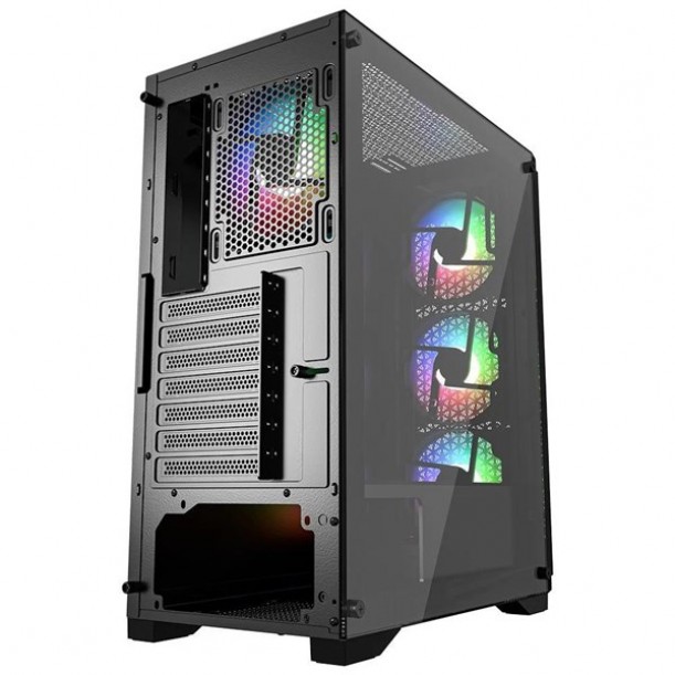 POWERBOOST 600W 80+ PB-PS5847B Gaming Mid-Tower PC Kasası