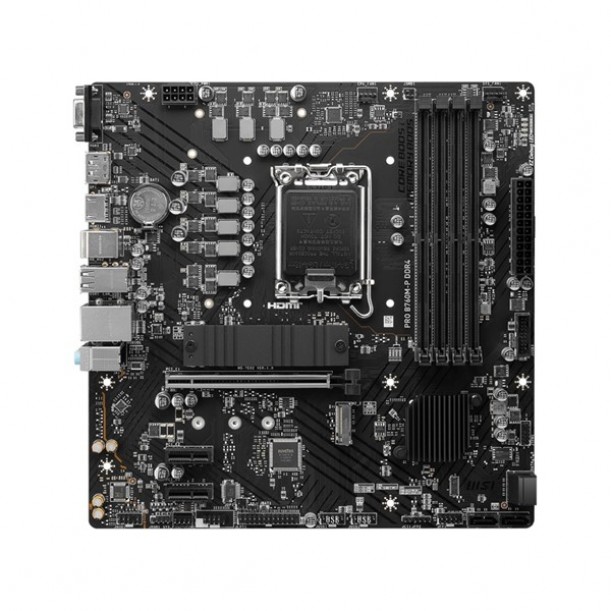 MSI PRO B760M-P DDR4 HDMI DP PCIe 16X v4.0 1700p mATX