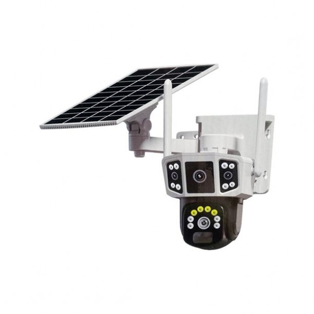 APRONX 6MP SOLAR 3.6MM APX-WSP346 4G Çift Kamera 16 Led Wifi PTZ