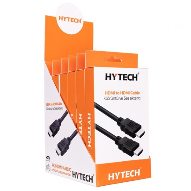 Hytech HY-XHD01 HDMI TO HDMI 1.5m Sinema 4K (4096*2160) Görüntü ve Ses Aktarıcı Kablo