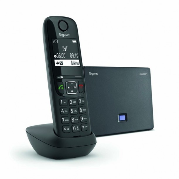 GIGASET AS690 2.0" IP Telefon Siyah