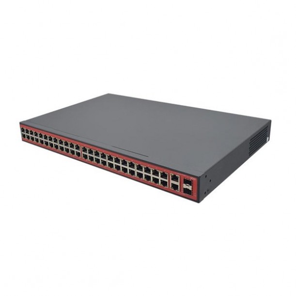 WI-TEK 48port 700w FULL PoE WI-PS150GF 10/100 2X SFP Yönetilemez Switch