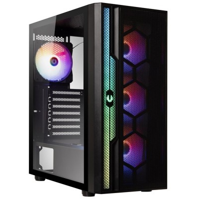 BITFENIX 500W APOLLO APL-300-KKGXP-4F Gaming Mid-Tower PC Kasası 4X RGB FANLI