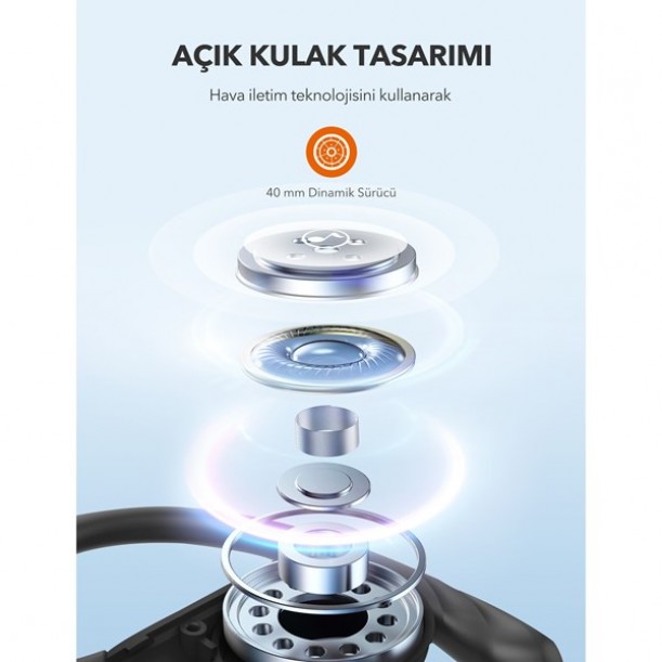 TAOTRONIC TT-BH1123 Kulakustu Bluetooth Kulaklık Siyah