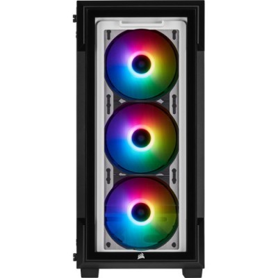 CORSAIR ICUE 220T CC-9011191-WW Powersız Gaming Mid-Tower PC Kasası Kutu Açık (Outlet)