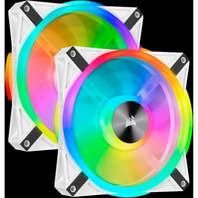 CORSAIR QL140-2 CO-9050106-Ww 14CM RGB KASA FANI+KONTROL ÜNİTELİ 2-Lİ PAKET BEYAZ