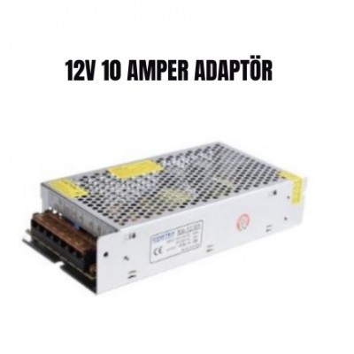 CORTEX 12v 10amper Metal CCTV Adaptör