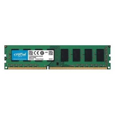 CRUCIAL 8GB DDR3 1600MHZ CL11 PC RAM VALUE CT102464BD160B KUTUSUZ