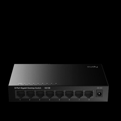 CUDY GS108 8 Port Gigabit Yönetilemez Desktop Metal Kasa Switch