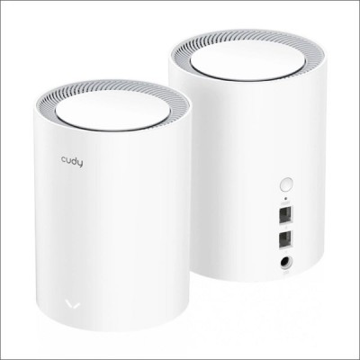 CUDY M1200 AC1200 Dual Band EV Ofis Tipi Mesh Router 2-li paket