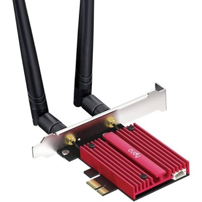 CUDY WE3000S AX5400 Wi-Fi 6E Bluetooth 5.3 PCI-E Kablosuz Ağ Adaptörü