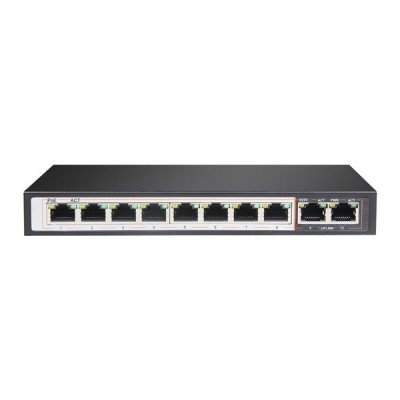 D-LINK 10port 120w FULL PoE DGS-F1010P-E/E GIGABIT 2X-UPLINK Yönetilemez Poe Switch