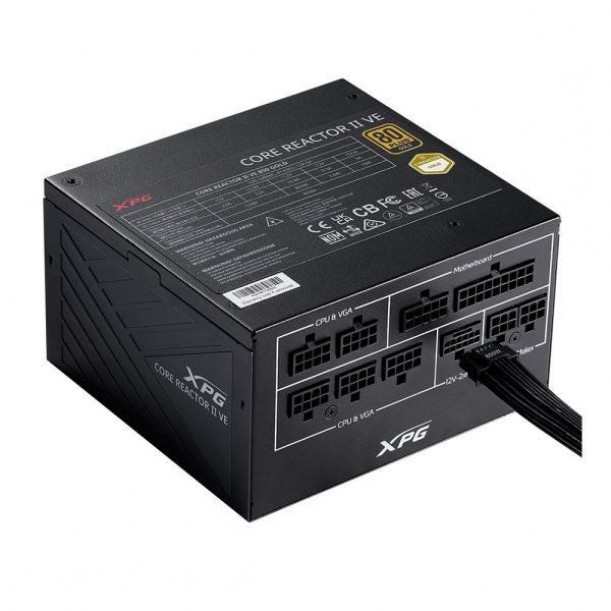 XPG 850W 80+ GOLD CORE REACTOR II VE COREREACTORIIVE850G-BKCEU PCIE 5.0 TAM MODÜLER POWER SUPPLY