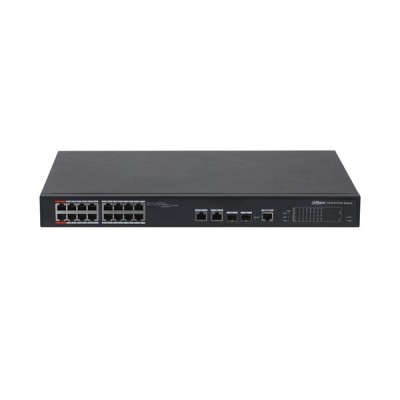 DAHUA 16port 240w FULL PoE PFS4218-16ET-240-V2 GIGABIT 2X SFP Yönetilebilir Switch