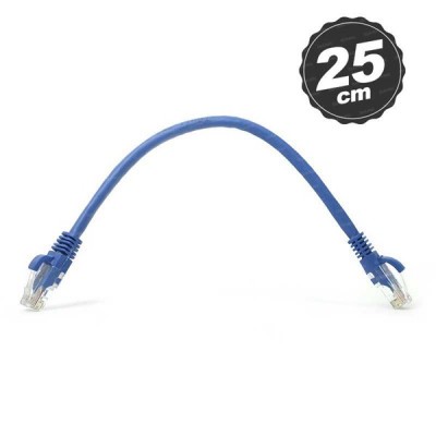 Dark Dk-Cb-Nt6u25bu 25Cm Utp Cat6 Patch Kablo Mavi Awg24/7