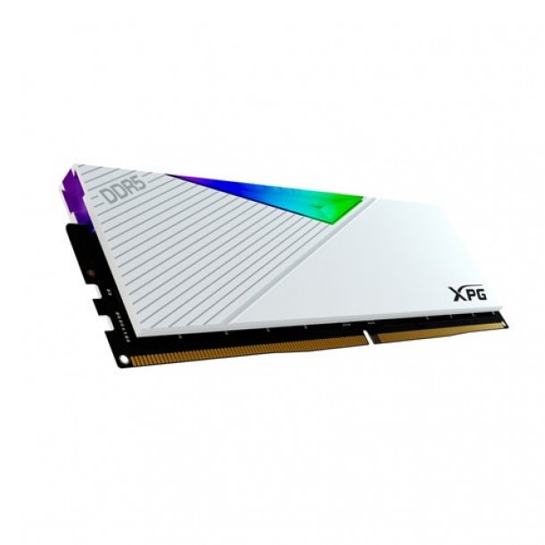 XPG 32GB (2X 16GB) DDR5 6400MHZ CL32 RGB DUAL KIT PC RAM LANCER AX5U6400C3216G-DCLARWH BEYAZ