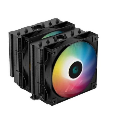 DEEPCOOL 120mm AG620-BK-ARGB RGB Hava Soğutmalı AM5-1700p Dual İşlemci Fanı