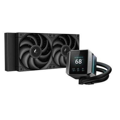 DEEPCOOL 240MM MYSTIQUE 240 ARGB LCD EKRANLI AM5-1700P SIVI SOĞUTMALI İŞLEMCİ FANI