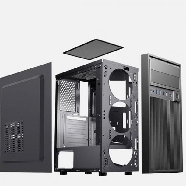 POWERBOOST 500W VK-1651 Standart Mid-Tower PC Kasası