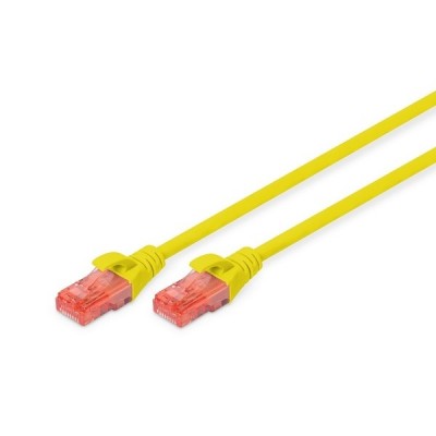 DIGITUS 0.25m CAT6 Utp DK-1617-0025/Y Sarı Patch Kablo