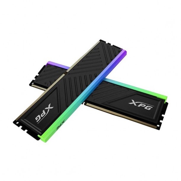 XPG 16GB (2X 8GB) DDR4 3600MHZ CL18 RGB DUAL KIT PC RAM SPECTRIX D35G AX4U36008G18I-DTBKD35G