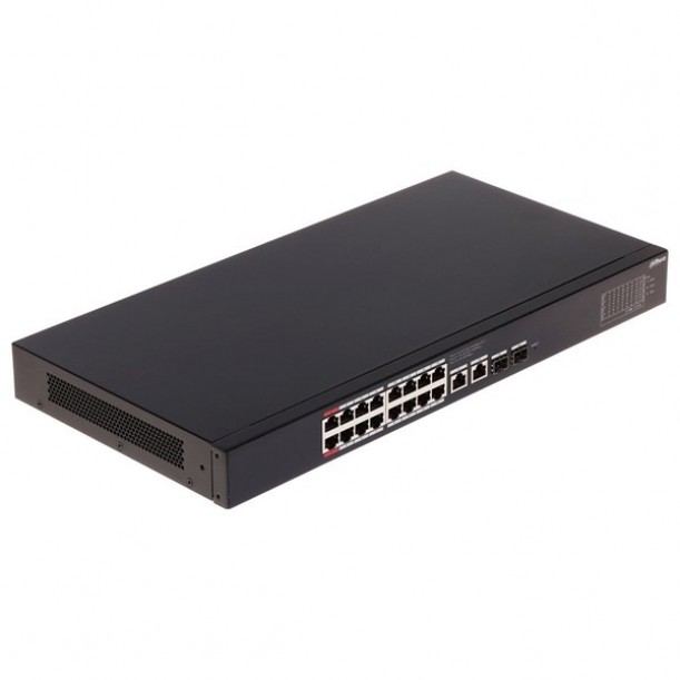 DAHUA 16port CS4220-16GT-240 GIGABIT 2-SFP CLOUD 240W FULL POE YÖNETİLEBİLİR SWITCH