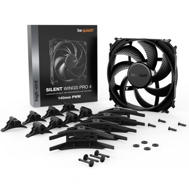 Be Quiet! Silent Wings Pro 4 140Mm Pwm 2400 Rpm  Premium Kasa Fanı 4-Pin - BL099