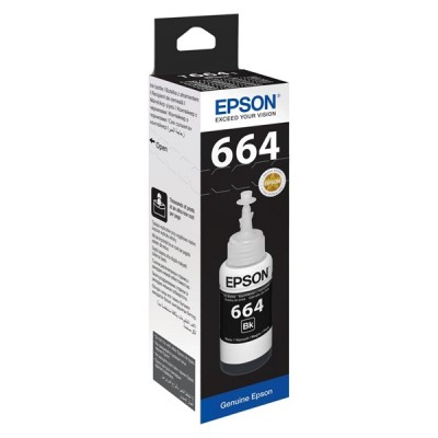 EPSON T66414A Siyah 70ml Tanklı Sistem Mürekkebi