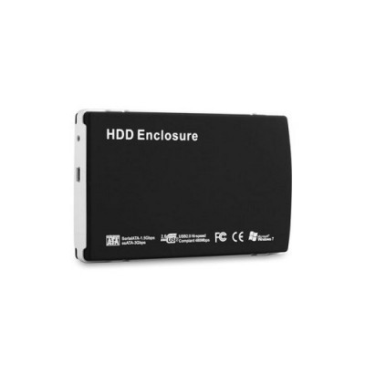 EVEREST 2.5" USB 2.0 SL-HDC25 Sata Harddisk Kutusu Gümüş