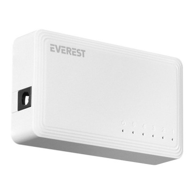 Everest EVERLINK ESW-515G 5 Port  Gigabit Ethernet Masaüstü Ethernet Switch