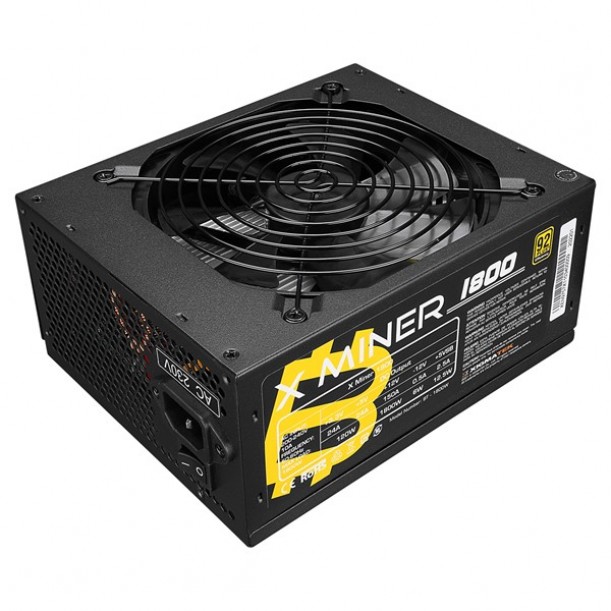 XIGMATEK 1800W 92  MINER BT-1800W EN9757 X 14CM FANLI MINING POWER SUPPLY