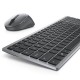 DELL KM7120W Bluetooth+Kablosuz Q Trk Optic Mouse Gri/Siyah Multimedya Klavye - Mouse Set 580-AIWJ