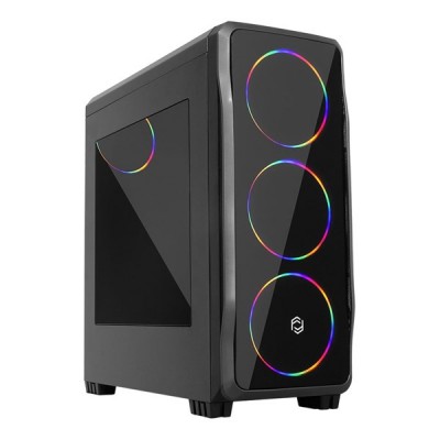 FRISBY 650W 80+ FC-9345G 4-RGB FANLI GAMING MID-TOWER PC KASASI