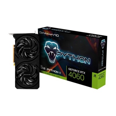 GAINWARD 8GB RTX4060 PYTHON II NE64060019P1-1070V GDDR6 128Bit PCIE 4.0