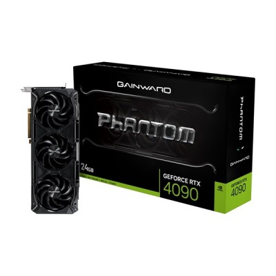 GAINWARD RTX4090 24GB PHANTOM EW-NED4090019SB-1020P GDDR6X 384bit HDMI DP PCIe 16X v4.0