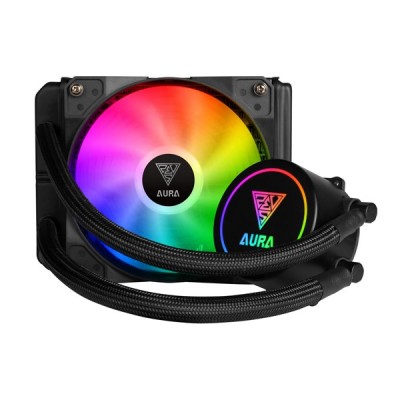 GAMDIAS 120mm AURA GL120 RGB Sıvı Soğutmalı AM5-1700p İşlemci Fanı