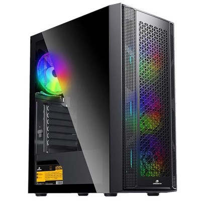 GAMEBOOSTER 650W 80+ BRONZE GB-F3107B GAMING MID-TOWER PC KASASI