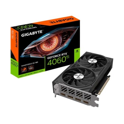 GIGABYTE 16GB RTX4060TI GV-N406TWF2OC-16GD GDDR6 HDMI-DP PCIE 4.0