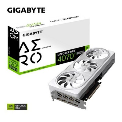 GIGABYTE 16GB RTX4070TI SUPER AEROOC 16G GV-N407TSAERO OC-16GD GDDR6 PCIE 4.0