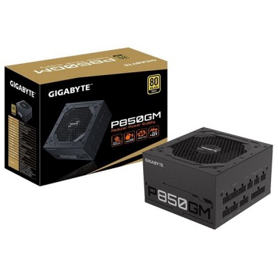 GIGABYTE 850W 80+ GOLD GP-P850GM 12cm Fanlı Tam Modüler Power Supply Kutu Açık (Outlet)