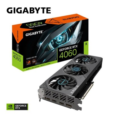 GIGABYTE 8GB RTX4060 EAGLE GV-N4060EAGLE OC-8GD GDDR6 128bit PCIE 4.0