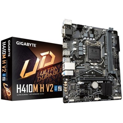 GIGABYTE H410M H v2 1.4 DDR4 HDMI PCIe 16X v4.0 1200p v2 mATX